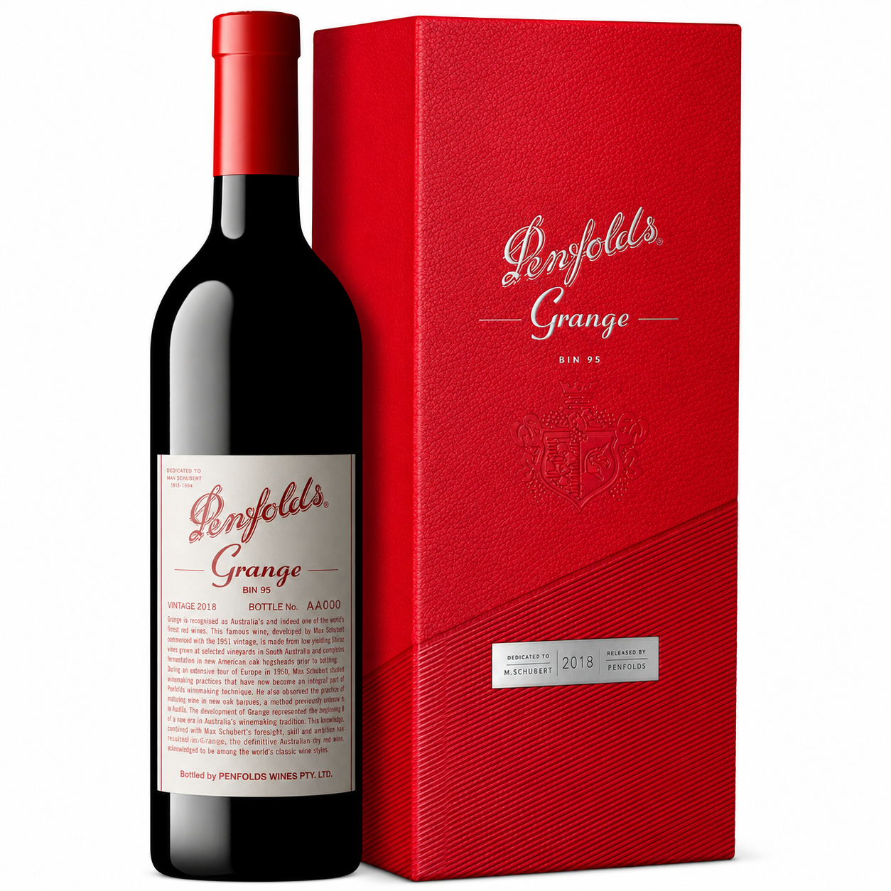 Penfolds Grange Bin 95 2018 c/ coffret 0,75l