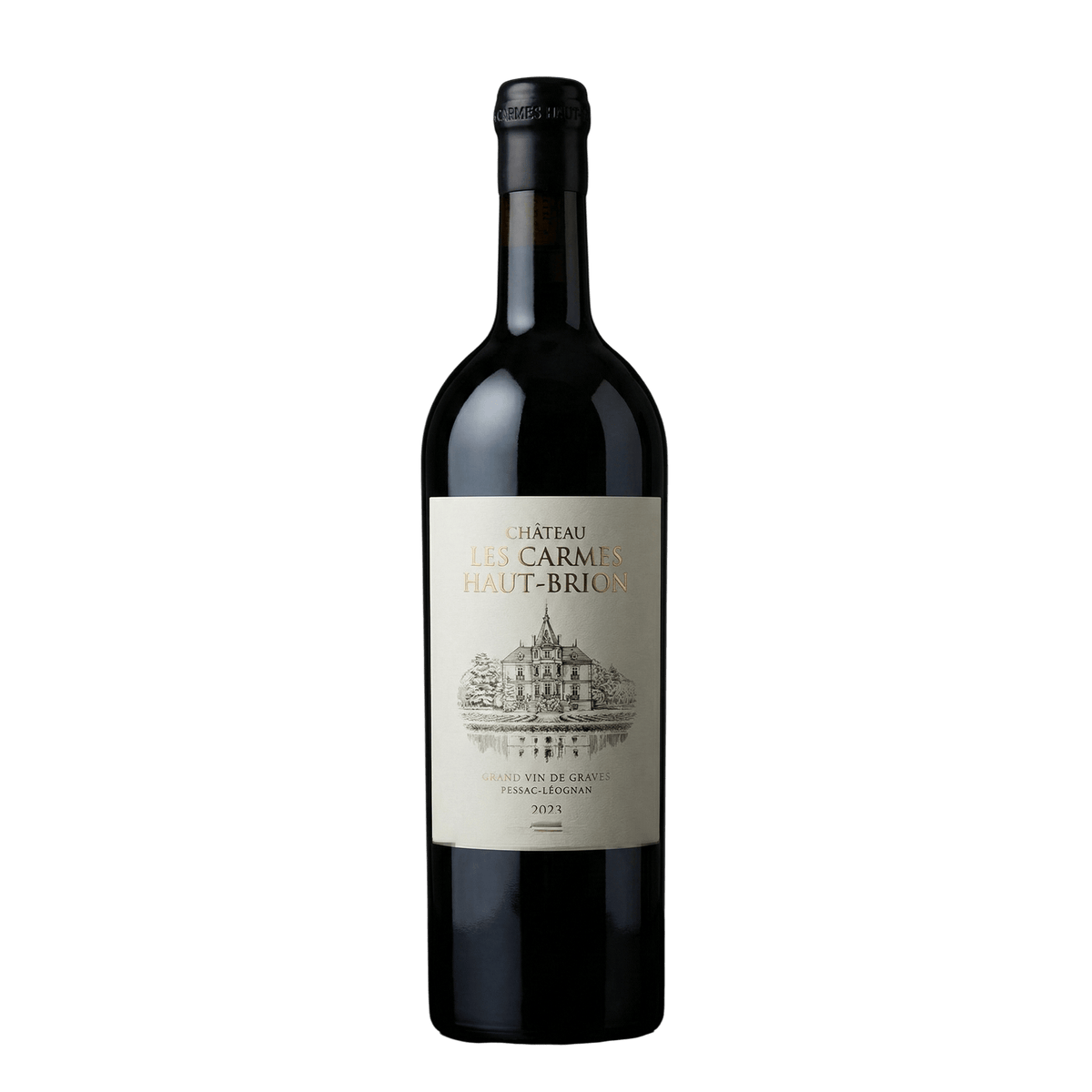 Château Les Carmes Haut Brion 2023 — fotografia da garrafa