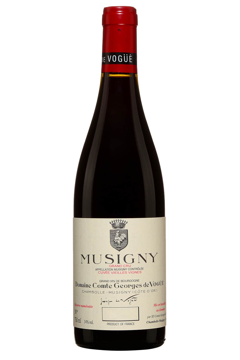 Domaine Comte Georges de Vogüé Musigny Vieilles Vignes Grand Cru 2020 — fotografia da garrafa