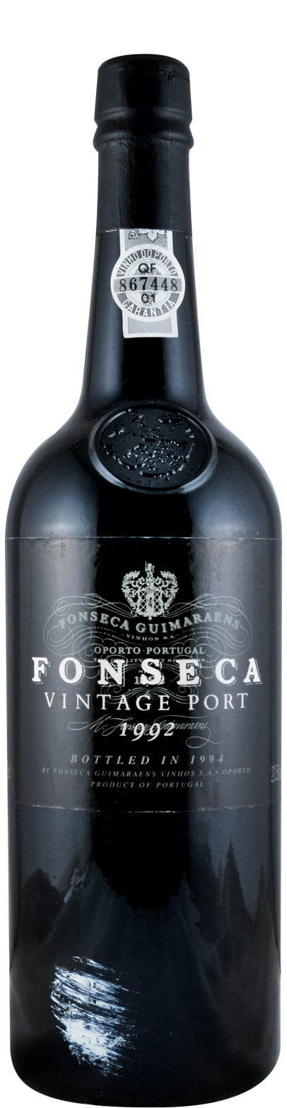 Fonseca Vintage Port 1992 — fotografia da garrafa