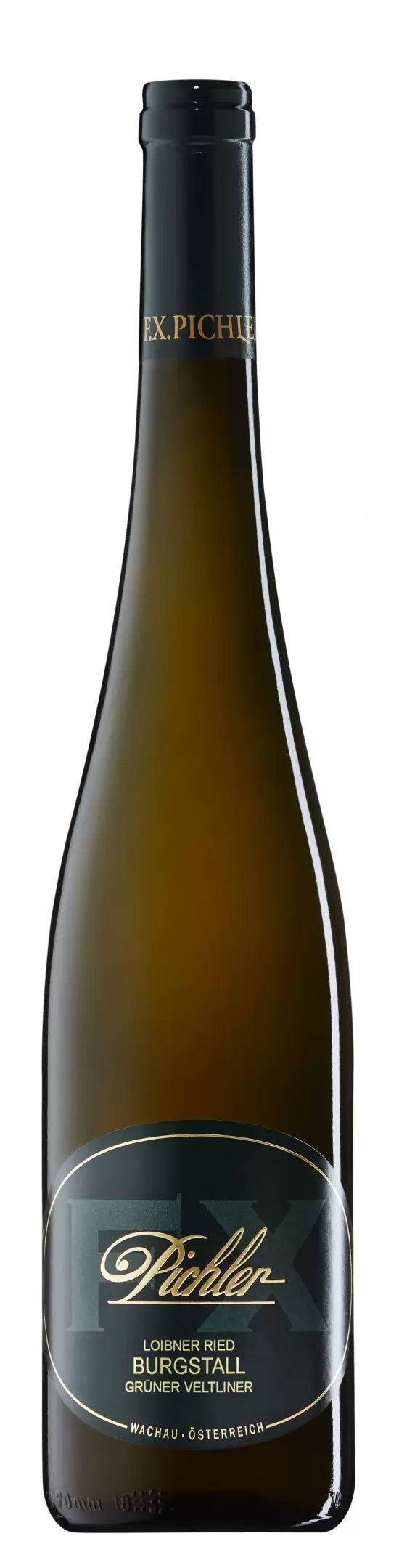 F.X. Pichler Grüner Veltliner Ried Burgstall 2024 — fotografia oficial da garrafa