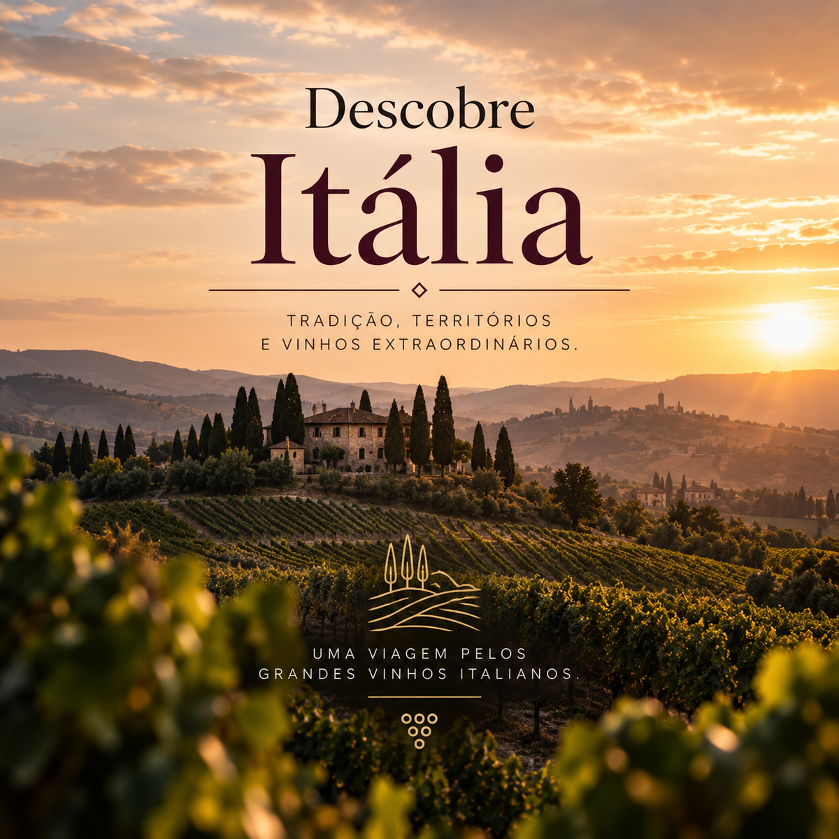 Capa da coleção Vinhos de Itália