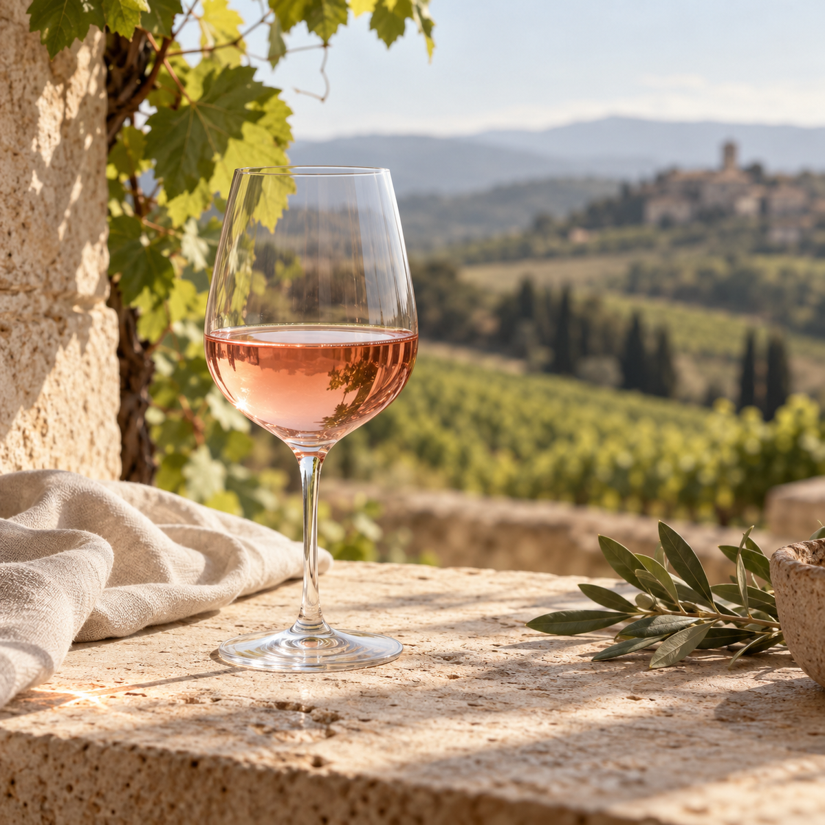 Capa editorial da categoria Vinhos Rosé