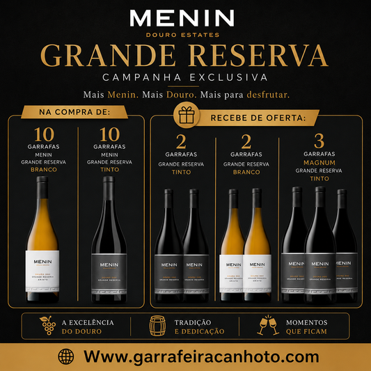 Pack Menin Grande Reserva | Branco e Tinto Douro