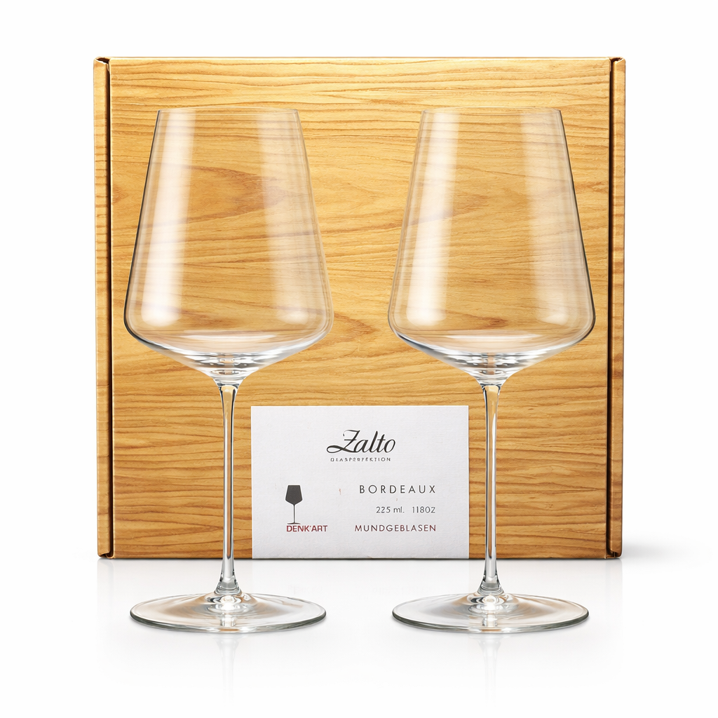Zalto Bordeaux — Caixa 2 Copos de Cristal Soprados à Boca