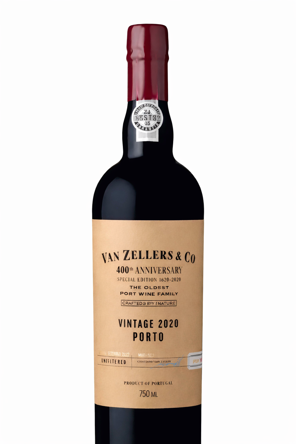 Van Zellers & Co Vinho Vintage Port 2020. 400th Anniversary Special Edition, 0.75cl