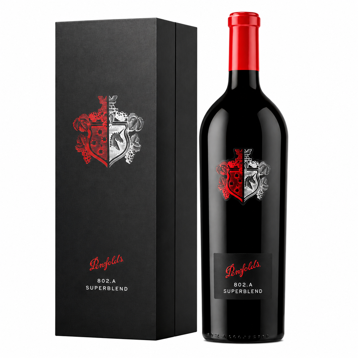 Penfolds Superblend 802.A 2018 | Blend Austrália-França c/ Coffret 0,75L