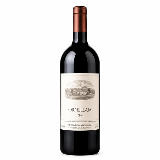 Ornellaia 1990 Imperial 6L — Bolgheri DOC Superiore Toscana — Edição Única