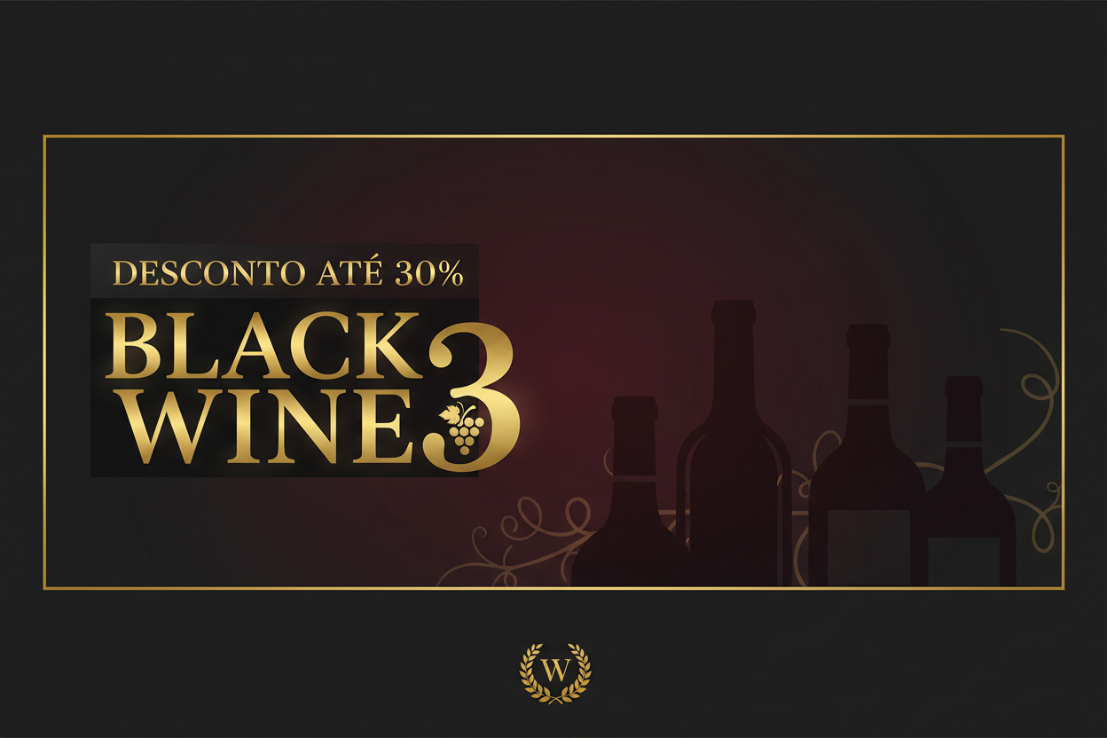 Banner Black Wine 3 - Desconto até 30%