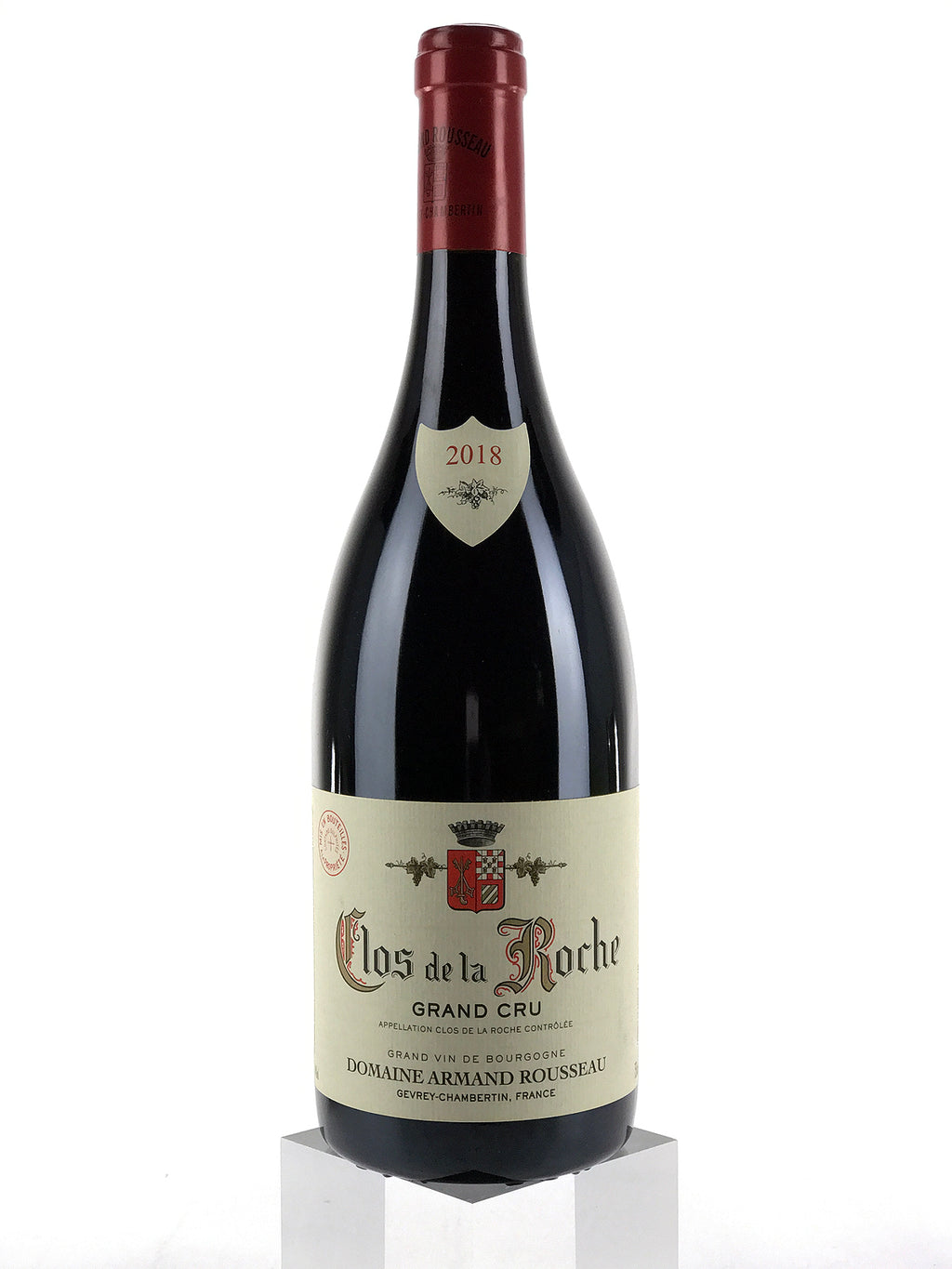Domaine Armand Rousseau Clos de la Roche Grand Cru 2018 — fotografia da garrafa
