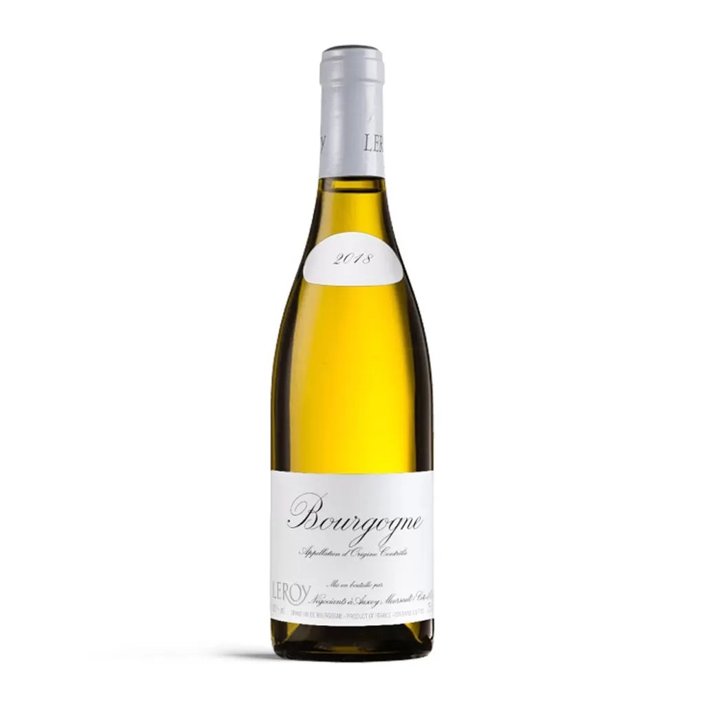Maison Leroy Bourgogne Blanc 2018 — fotografia da garrafa