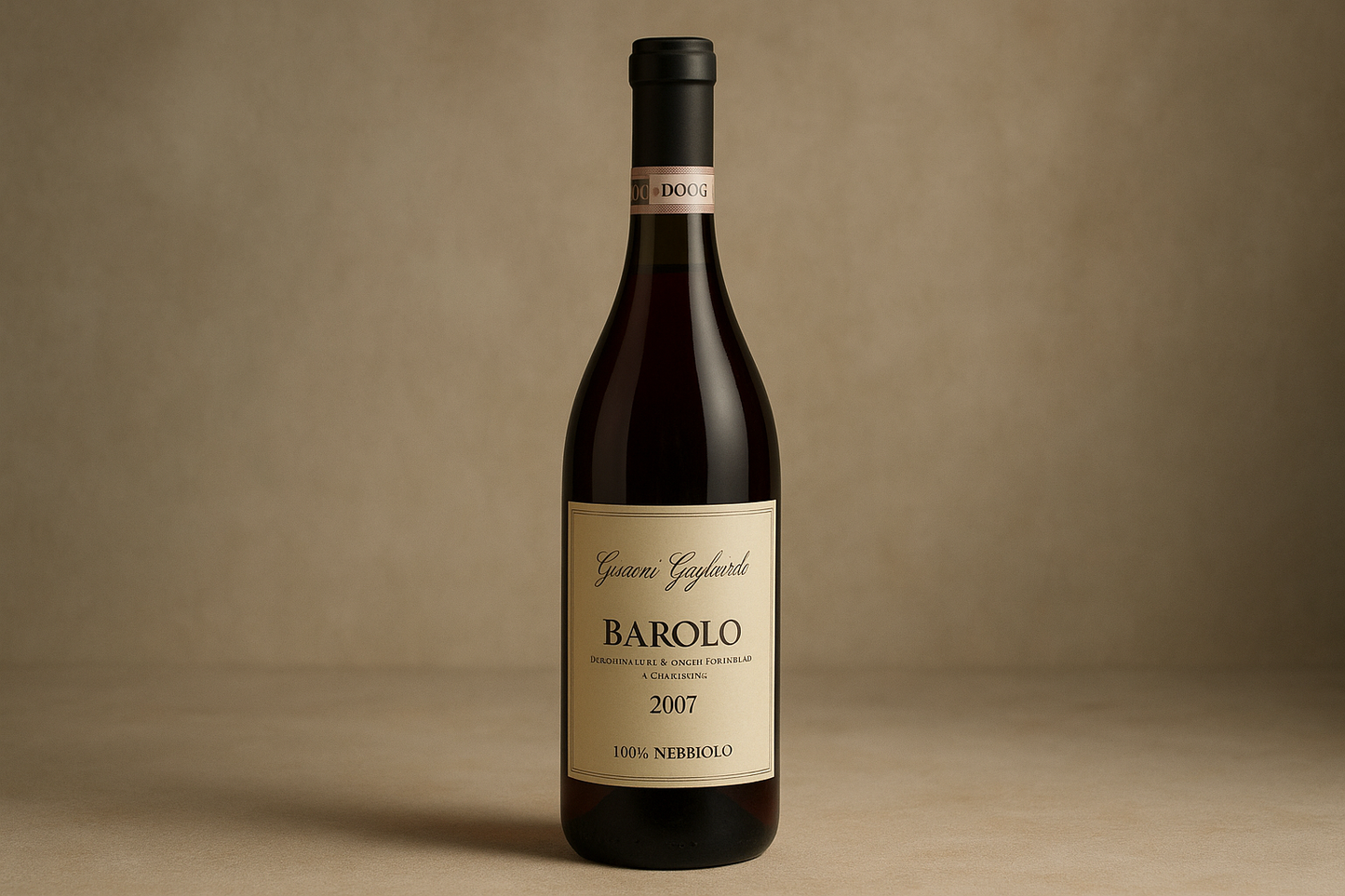 Gianni Gagliardo Barolo DOCG 2007 100% Nebbiolo