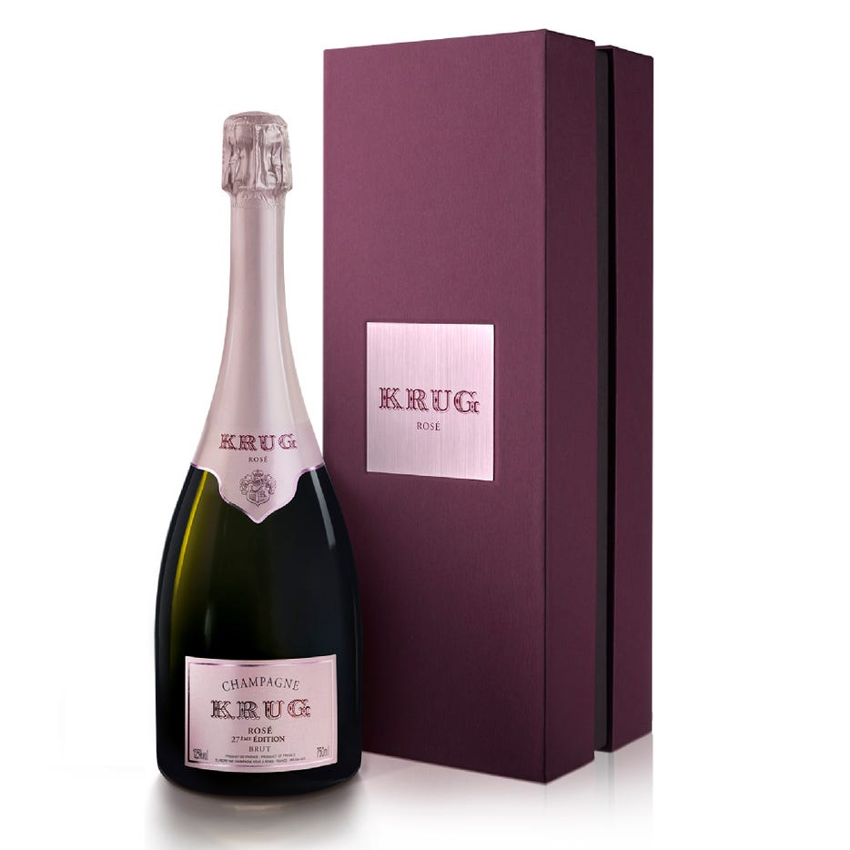 Krug Rosé 27ème Édition Brut com coffret 0,75L