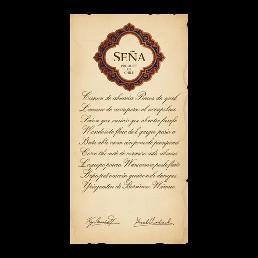 Réplica do Rótulo Seña