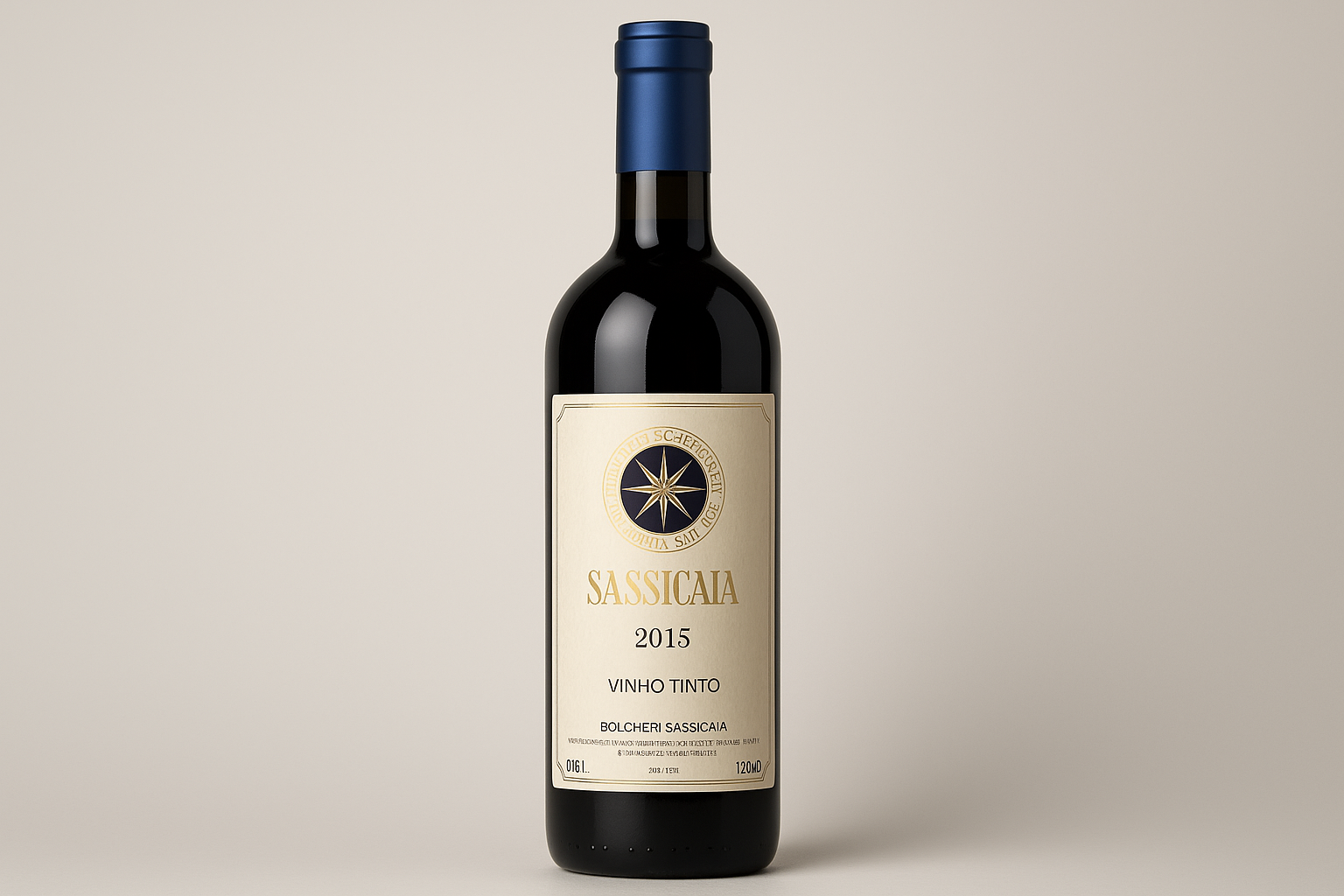 Sassicaia Vinho Tinto 2015, 0.75cl