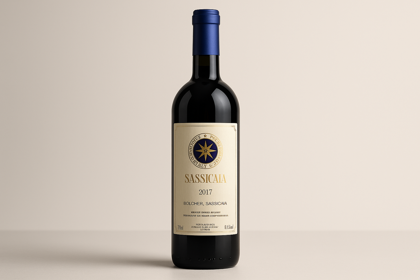 Sassicaia Vinho Tinto 2017, 0.75cl