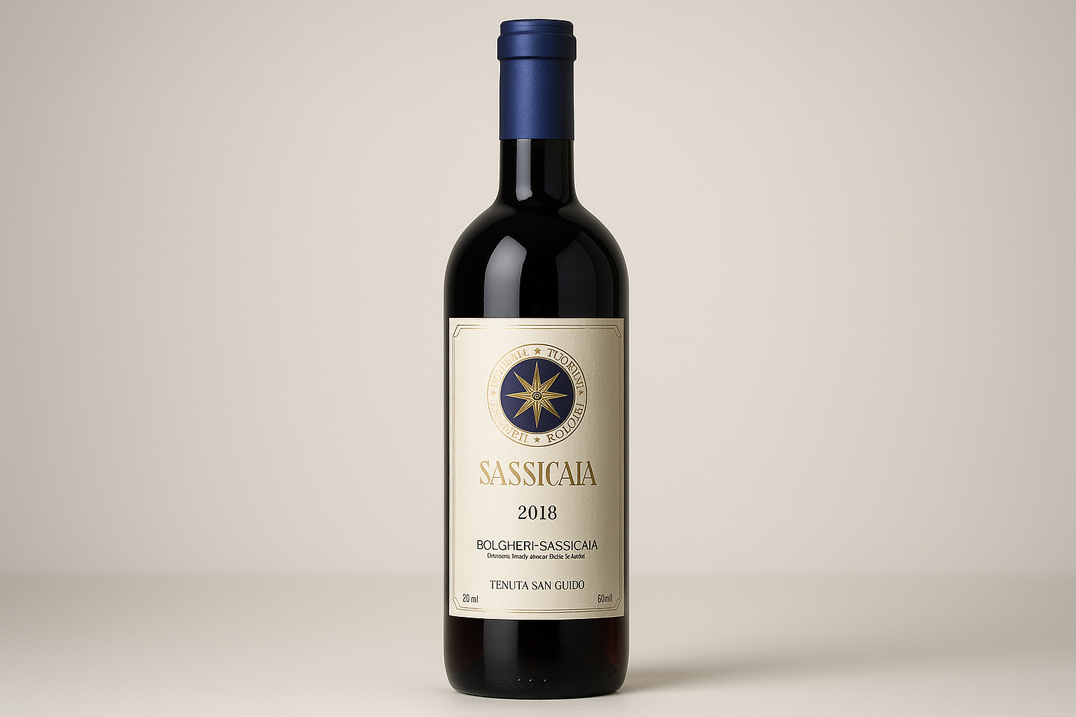 Sassicaia Vinho Tinto 2018, 0.75cl