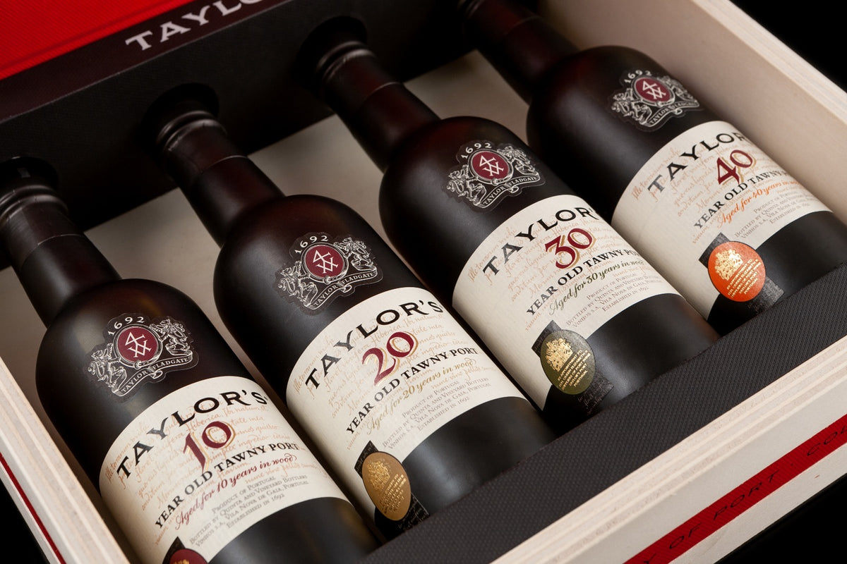 Taylor’s Century — estojo 10, 20, 30 e 40 anos, 4 × 375 ml, vista 4