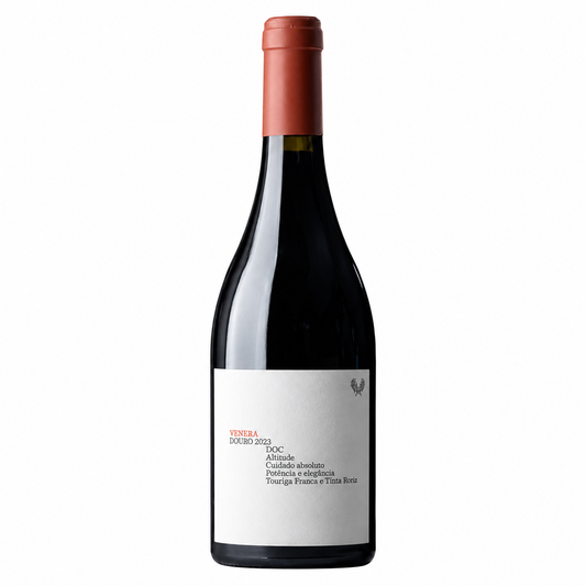Venera DOC Tinto 2023 — garrafa em fundo branco