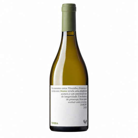 Venera Reserva Branco 2023 — garrafa em fundo branco